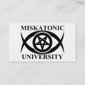MISKATONIC大学 名刺 (裏面)