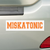 Miskatonic バンパーステッカー (車上)