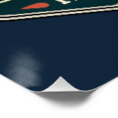 Miskatonic University Arkham Vintage Travel Badge ポスター (コーナー)