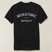 Miskatonic University realistic emblem  Tシャツ (デザイン正面)