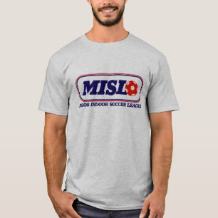 MISLが80年代の屋内サッカーのロゴを思い出す Tシャツ