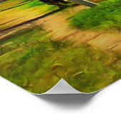 Mismaloya Boats on The River 0350 Art Print ポスター (角)