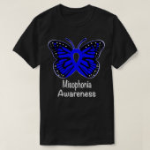 Misophonia Awareness Warrior Support Survivor Blue Tシャツ (デザイン正面)