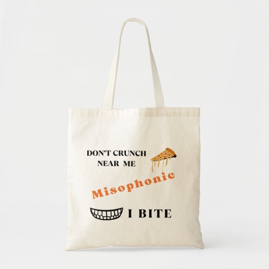 Misophonic Mood Tote Bag トートバッグ (正面)