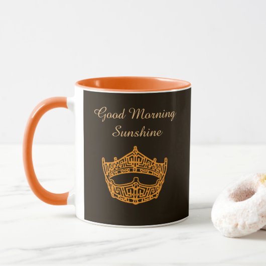 Miss America Good Morning Sunshine Crown Mug マグカップ (ドーナツ)