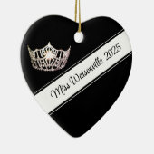 Miss America Silver Crown & Sash Ornament セラミックオーナメント (右)