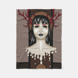 Miss D. フリースブランケット