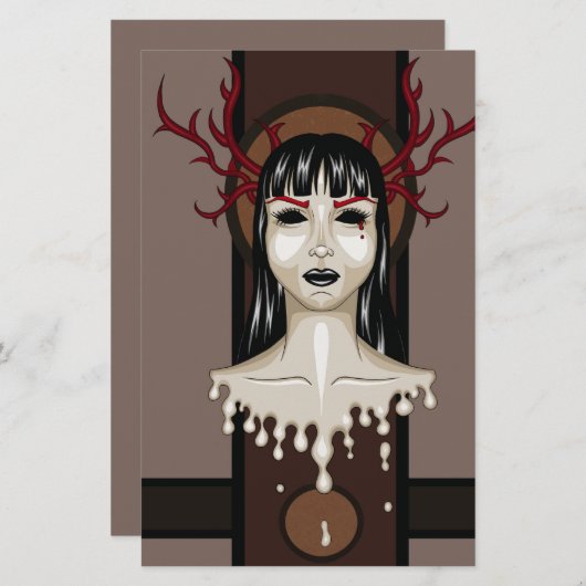 Miss D. 便箋 (正面/裏面)