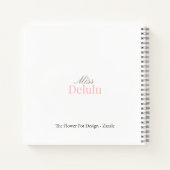 Miss Delulu, Funny Pink Aesthetic Gift for Her ノートブック (裏面)