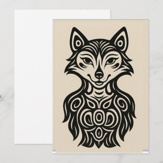 Miss Furry 招待状 (正面/裏面)