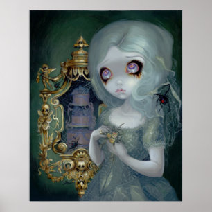 Miss Havisham ART PRINT Gothic Bride ポスター