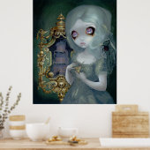 Miss Havisham ART PRINT Gothic Bride ポスター (キッチン)