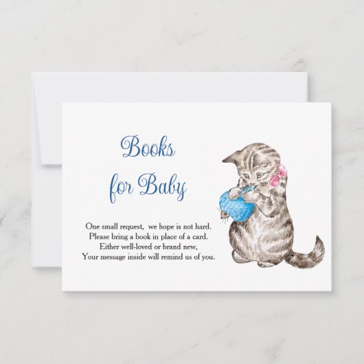 Miss Moppet Books For Baby 出欠カード (正面)