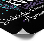 Miss My Father Every Single Day Suicide Prevention ポスター (角)