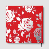 Miss Pageant America Crown Foil Roses Scrapbook ゲストブック (裏面)