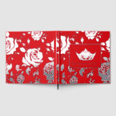 Miss Pageant America Crown Foil Roses Scrapbook ゲストブック (全面)