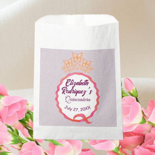 Miss Quince Butterflies Tiara Crown Squiggle  フェイバーバッグ