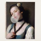 Miss Sassy blowing bubble gum プランナー手帳 (正面)