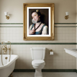 Miss Sassy blowing bubble gum ポスター