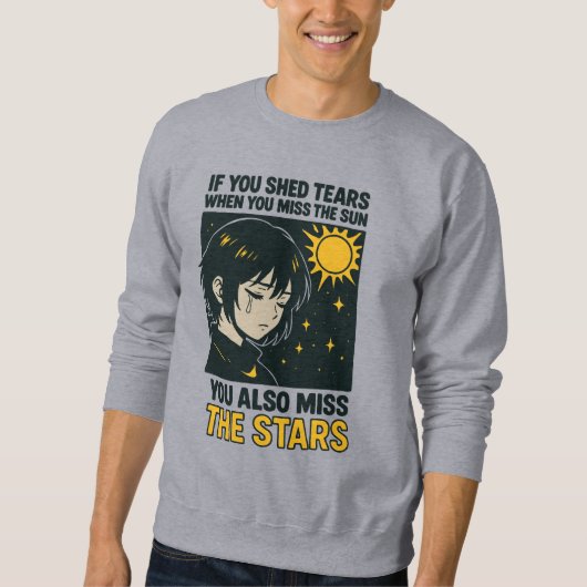 Miss the stars スウェットシャツ (正面)