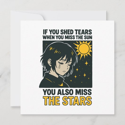 Miss the stars 招待状 (正面)