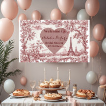 Miss to Mrs Bridal Shower Paris French Country 