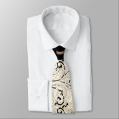 Miss USA Gold Crown Flourish Tie ネクタイ (タイ)