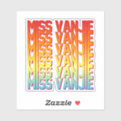 Miss Vanjie! シール (シート)