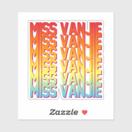 Miss Vanjie! シール