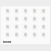 Miss You Frog Sticker Cute Frog Holding Heart Emot ハートシール (シート)