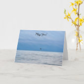 Miss You Missing You Thinking of You Ocean Card カード (黄色い花)