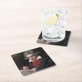 Missa Masternis: Ludwig Beethoven クラシカル Music スクエアペーパーコースター (インサイチュ)