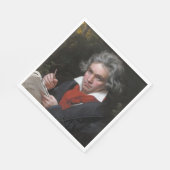 Missa Masternis: Ludwig Beethoven クラシカル Music スタンダードランチョンナプキン (角)