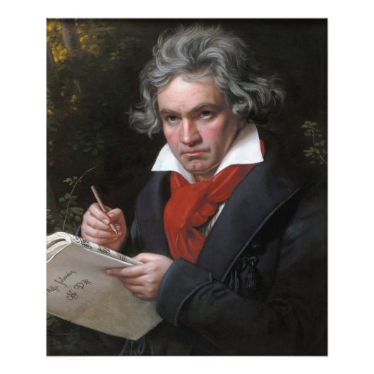Missa Masternis: Ludwig Beethoven クラシカル Music フォトプリント (正面)
