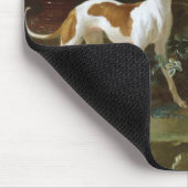 MisseおよびTurluのルイの2匹のグレイハウンドXV マウスパッド (コーナー)