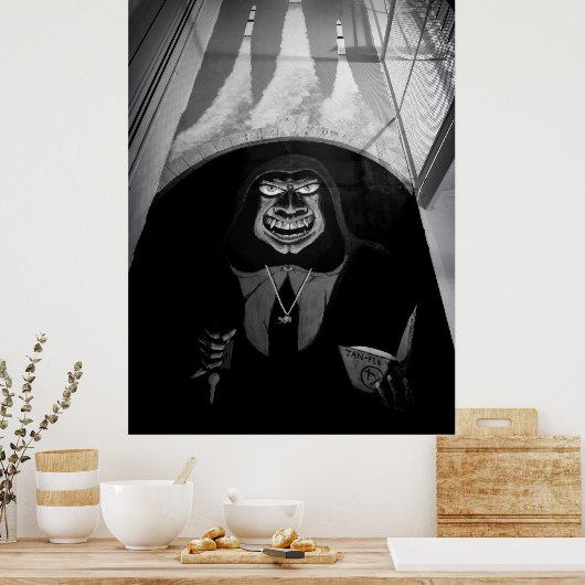 MISSILE SILO MURAL ポスター (キッチン)