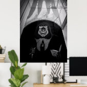 MISSILE SILO MURAL ポスター (ホームオフィス)