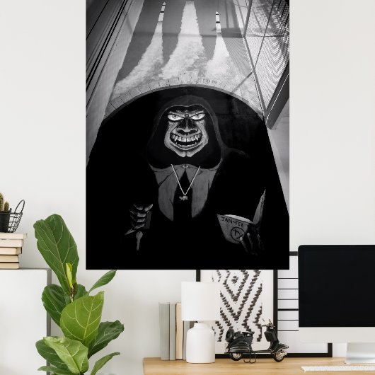 MISSILE SILO MURAL ポスター (ホームオフィス)