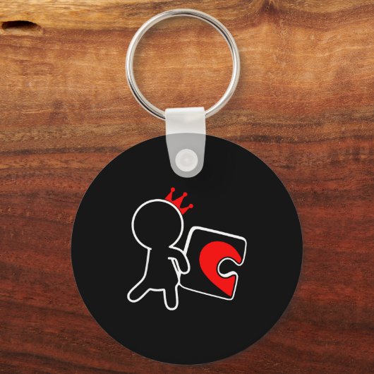 Missing Ece Heart Puzzle Couple Matching Valentine キーホルダー (正面)