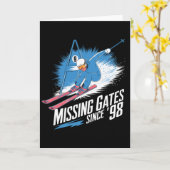 Missing Gates Since 98 Alpine Skiing カード (黄色い花)