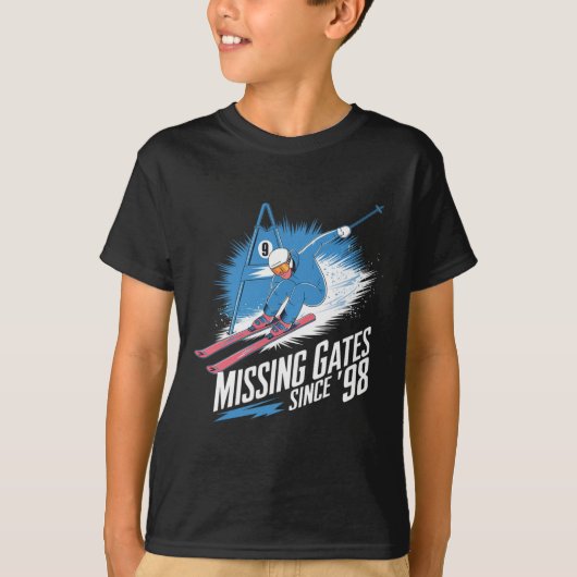 Missing Gates Since 98 Alpine Skiing  Tシャツ (正面)