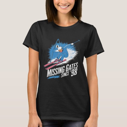 Missing Gates Since 98 Alpine Skiing  Tシャツ (正面)