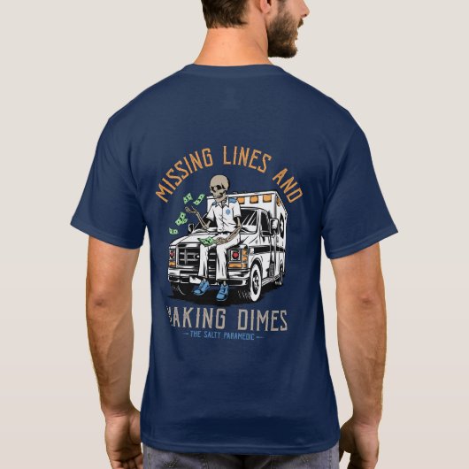 Missing Lines & Making Dimes T-Shirt Tシャツ (裏面)