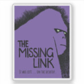 Missing Link - ビンテージ ホラー映画ポスター シール (正面)