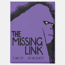 Missing link - ビンテージ ホラー映画ポスター マグネット