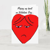 MISSING MY HEART ON VALENTINES card シーズンカード (正面)