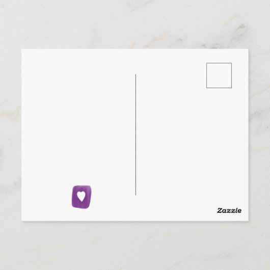 Missing You A Latte Postcard ポストカード (裏面)