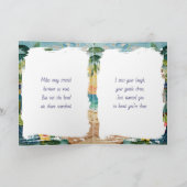 Missing You | Long Distance Beach Themed カード (内部)