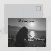 Missing you Postcard ポストカード (正面/裏面)