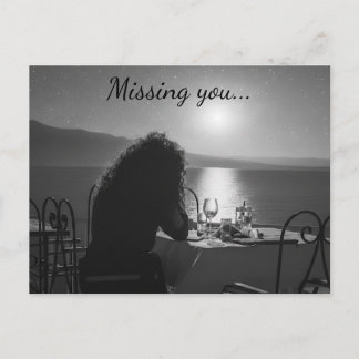 Missing you Postcard ポストカード